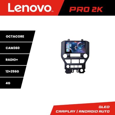 Navigatie Ford Mustang 2015-2020 Lenovo Kit-MUSTANG 8 core QLED 2K 12+256 360 Android Waze USB Navigatie Internet Youtube Radio