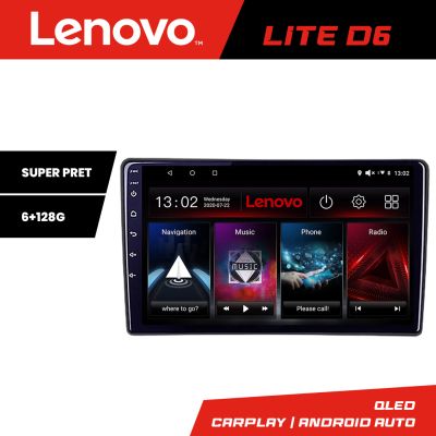 Navigatie Renault Trafic 2008-2012 Lenovo 8 core 6+128 GB Android Waze USB Navigatie Internet Youtube Radio