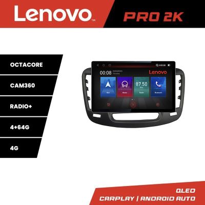 Navigatie Chrysler 200 2015-2019 Lenovo PRO 4+64 13 inch 2K android 4G DSP gps internet  Kit-200C