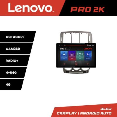 Navigatie Hyundai Getz 2002-2010 Lenovo PRO 4+64 13 inch 2K android 4G DSP gps internet  kit-getz