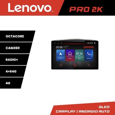 Navigatie Toyota Land Cruiser L100 2002-2006 Lenovo PRO 4+64 13 inch 2K android 4G DSP gps internet  KIT-L105-automatic