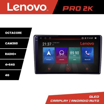 Navigatie Ford Transit 2019- varianta cu ecran de fabrica Lenovo PRO 4+64 13 inch 2K android 4G DSP gps internet  Kit-transit-2019-b