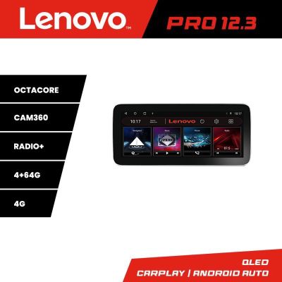 Navigatie Dodge Challenger 2015-2021 Lenovo PRO 4+64 12.3 inch qled android 4G DSP gps internet  KIT-dart