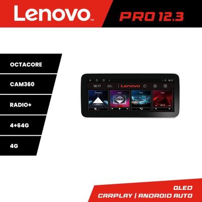 Navigatie Toyota Highlander 2013-2018 Lenovo PRO 4+64 12.3 inch qled android 4G DSP gps internet  KIT-highlander13