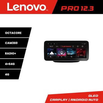 Navigatie Mitubishi Lancer 2001-2007 K-lancer07 Lenovo PRO 4+64 12.3 inch qled android 4G DSP gps internet 32