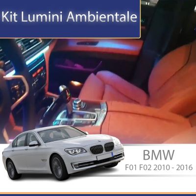 Lumini Ambientale NIGHTVIBE dedicate BMW Seria 7 F01 F02 2010 - 2016 model cu trimuri dedicat control din telefon sau sistemul original