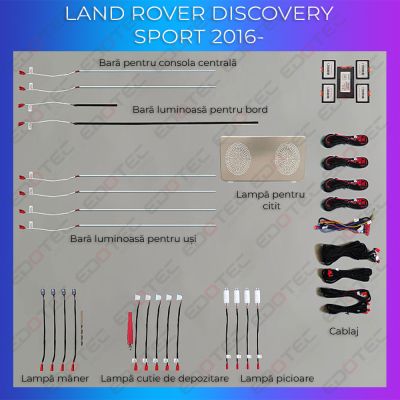 Lumini Ambientale NIGHTVIBE Land Rover Discovery Sport 2016- set complet control telefon sau sistem original