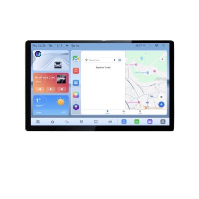 Navigatie dedicata Chrysler Jeep N-202 Edonav ecran 13" 1K 4+64 Android Waze USB Navigatie 4G 360 Toslink Youtube Radio KIT-202 V2