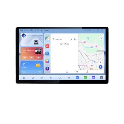 Navigatie dedicata Nissan X-Trail 2004-2007 Edonav ecran 13" 1K 4+64 Android Waze USB Navigatie 4G 360 Toslink Youtube Radio k