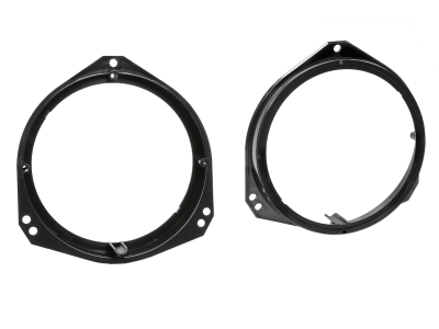 Inele adaptare difuzor 165mm uși față multi-brand (BMW, Mercedes-Benz, Nissan, Opel, Renault) – 25 modele compatibile – plug & play