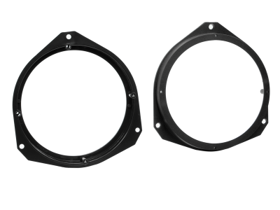 Inele adaptare difuzor 165mm uși față multi-brand (Alfa Romeo, Citroen, Dacia, Fiat, Ford, Iveco, +3 mărci) – 68 modele compatibile – plug & play