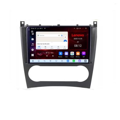 Navigatie Mercedes Clasa C W203 facelift Lenovo Kit-093 cu 8 Core 2.2 Ghz 8+128 Qled Incell 1K Android 360 Carplay DSP AHD 1080P ADAS 4G Wifi 5Ghz Bluetooth PROGB