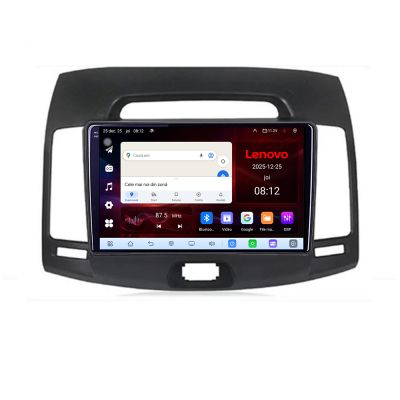 Navigatie Hyundai Elantra 2007-2011 Lenovo Kit-2009 8 Core 2.2 Ghz 8+128 Qled Incell 1K Android 360 Carplay DSP AHD 1080P ADAS 4G Wifi 5Ghz Bluetooth PRO