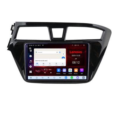 Navigatie Hyundai i20 2015-2018 Lenovo Kit-517 8 Core 2.2 Ghz 8+128 Qled Incell 1K Android 360 Carplay DSP AHD 1080P ADAS 4G Wifi 5Ghz Bluetooth PRO