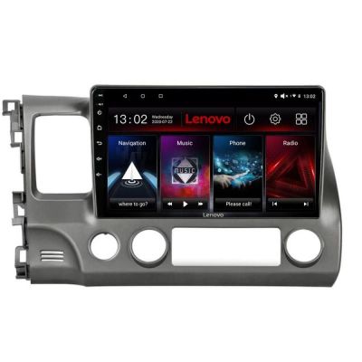 Navigatie Honda Civic Sedan Lenovo Kit-044 4+64 GB Android Waze USB Navigatie Internet Youtube Radio