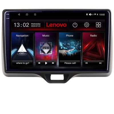 Navigatie Toyota Yaris 2020- Android radio gps internet 4+64 Lenovo