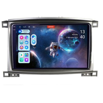 Navigatie Toyota Land Cruiser L100 2002-2008 Lenovo Kit-L100 8 core QLED 2K 12+256 360 Android Waze USB Navigatie Internet Youtube Radio