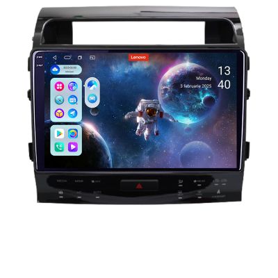 Navigatie Toyota Landcruiser J150 2010-2018 Lenovo 8 core QLED 2K 12+256 360 Android Waze USB Navigatie Internet Youtube Radio