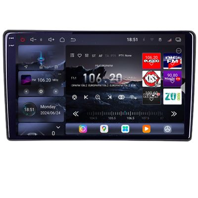 Navigatie Toyota Auris 2007-2013 Edotec Kit-auris-2013 8 core QLED 2K 16+512GB 360 Android Waze USB Navigatie Internet Youtube Radio