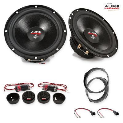 Pachet difuzoare Audi Q5 (8R) 2012-2017 Audio System M-Series componente dedicate uși față