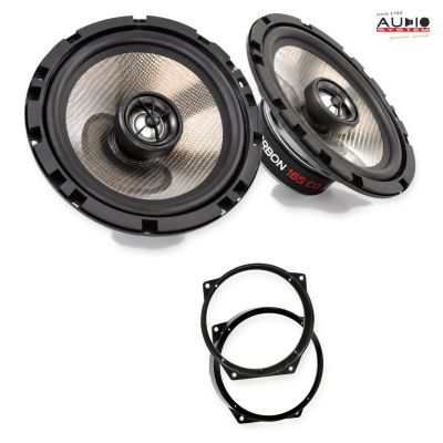 Pachet difuzoare BMW Mini One (R50) 2001-2006 Audio System CARBON coaxiale dedicate uși spate