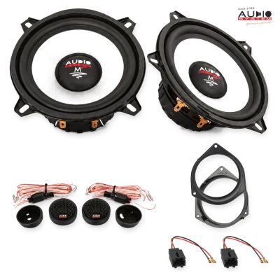 Pachet difuzoare Citroen Nemo (A.) 2008-2015 Audio System M-Series componente dedicate uși față