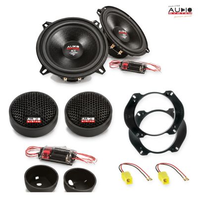 Pachet difuzoare Fiat Multipla (186) 1999-2010 Audio System MX componente dedicate uși față
