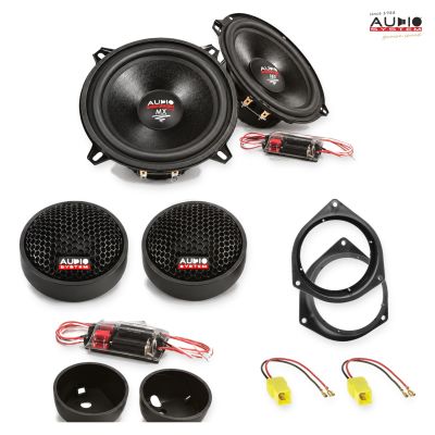 Pachet difuzoare Fiat Qubo (225) 2008-2015 Audio System MX componente dedicate uși față