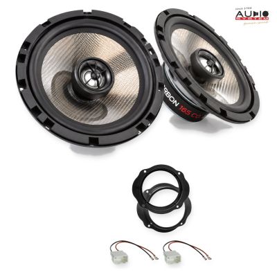 Pachet difuzoare Ford Fiesta (MK6 Facelift) 2005-2008 Audio System CARBON coaxiale dedicate uși spate