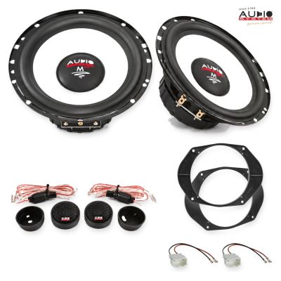 Pachet difuzoare Ford Fusion (JU2) 2002-2012 Audio System M-Series componente dedicate uși față