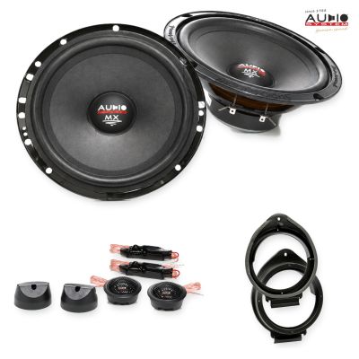Pachet difuzoare Hummer H3 2008-2010 Audio System MX componente dedicate uși față