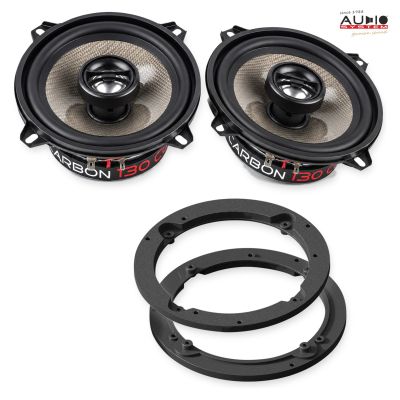 Pachet difuzoare Mazda Demio (DW) 2000-2003 Audio System CARBON coaxiale dedicate uși spate