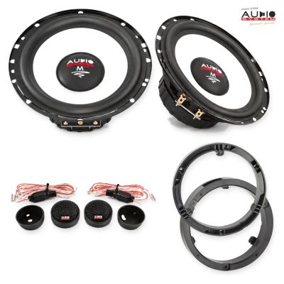 Pachet difuzoare Mitsubishi L200 2015-2021 Audio System M-Series componente dedicate uși față