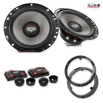 Pachet difuzoare Mitsubishi Lancer 2007-2017 Audio System RADION componente dedicate uși față
