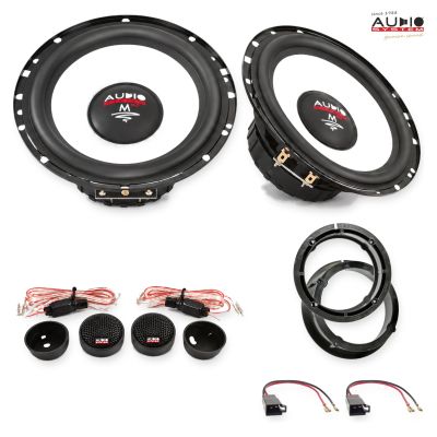 Pachet difuzoare Skoda Fabia (5J) 2007-2014 Audio System M-Series componente dedicate uși față