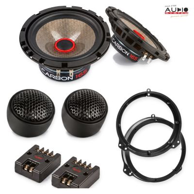 Pachet difuzoare Suzuki Baleno (EG) 1995-1999 Audio System CARBON componente dedicate uși față