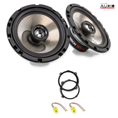 Pachet difuzoare Alfa Romeo 159 (939) 2005-2011 Audio System CARBON coaxiale dedicate uși spate