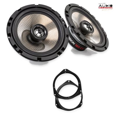 Pachet difuzoare Alfa Romeo Giulia (952) 2016-2023 Audio System CARBON coaxiale dedicate uși spate