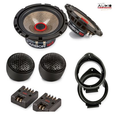Pachet difuzoare Chevrolet Malibu 2011-2015 Audio System CARBON componente dedicate uși față