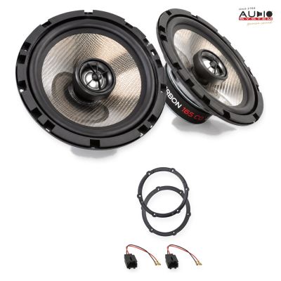 Pachet difuzoare Citroen C1 (1G) 2005-2014 Audio System CARBON coaxiale dedicate uși spate