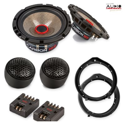 Pachet difuzoare Honda Civic Sedan (FK) 2015-2017 Audio System CARBON componente dedicate uși față