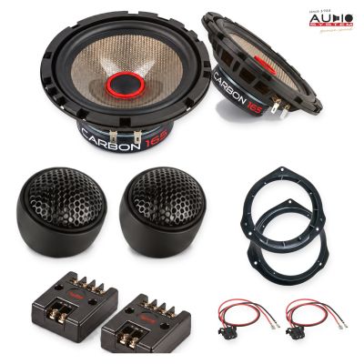 Pachet difuzoare Mercedes C-Klasse (W204) Sedan 2007-2013 Audio System CARBON componente dedicate uși față