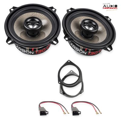 Pachet difuzoare Opel Astra H (A-H) 2007-2010 Audio System CARBON coaxiale dedicate uși spate