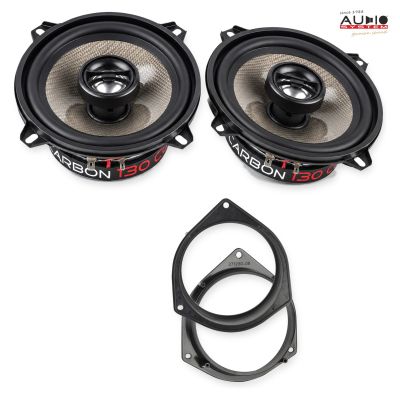 Pachet difuzoare Opel Combo (Combo-D) 2012-2018 Audio System CARBON coaxiale dedicate uși spate
