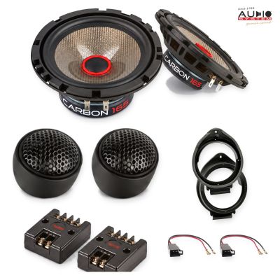 Pachet difuzoare Opel Zafira Tourer 2011-2019 Audio System CARBON componente dedicate uși față