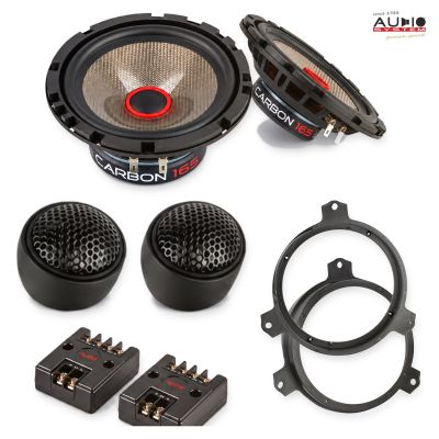 Pachet difuzoare Toyota Auris 2015-2018 Audio System CARBON componente dedicate uși față
