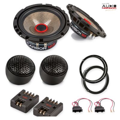 Pachet difuzoare VW Scirocco III (13) 2008-2014 Audio System CARBON componente dedicate uși față