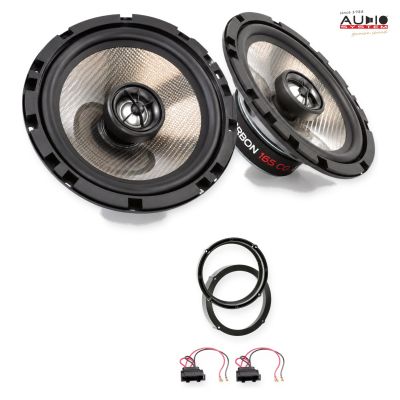 Pachet difuzoare VW Tiguan (5N) 2007-2016 Audio System CARBON coaxiale dedicate uși spate