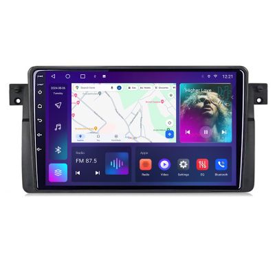 Navigatie BMW Seria 3 E46 B-052 Android Ecran QLED octa core 4+64 carplay android auto KIT-052+EDT-E309V3