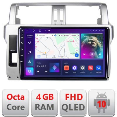 Navigatie Toyota Landcruiser J150 Prado 2014-2017 B-065 Android Ecran QLED octa core 4+64 carplay android auto KIT-065+EDT-E310V3